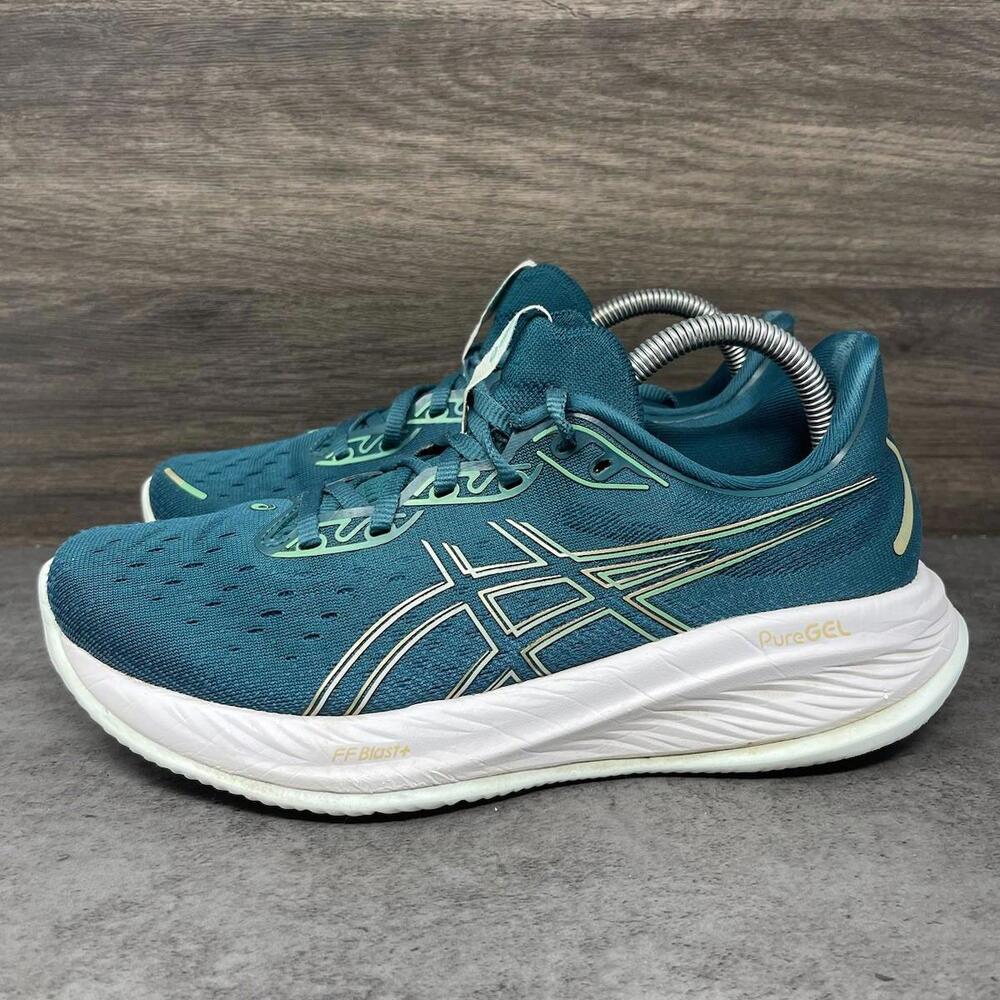 Asics Gel Cumulus 26 Running Shoes Womens Size 9 Teal Blue Sneakers